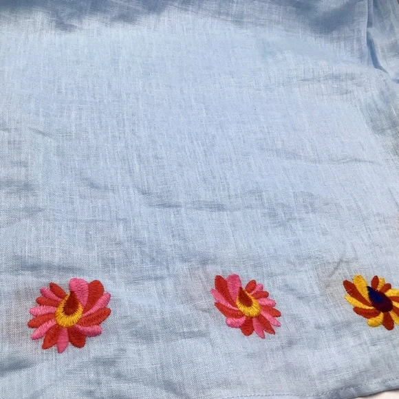 🆕{Philosophy} Embroidered Linen Dress - Picture 8 of 14